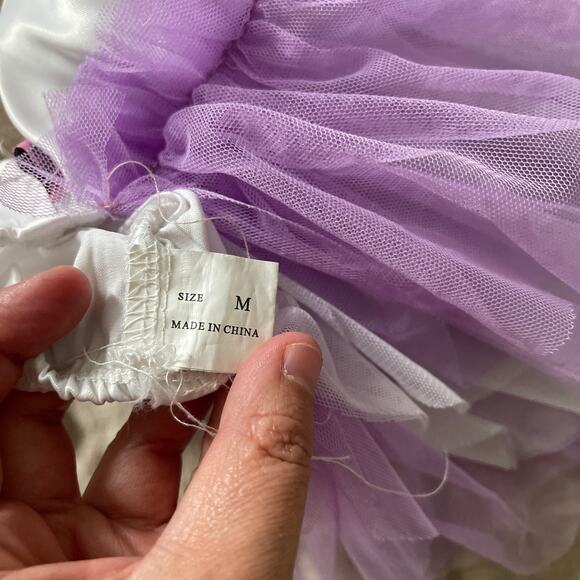 Princess Dog Dress Suspender Layered Tutu Gauze Dress Pleated Skirt for Dog M - Picture 3 of 4